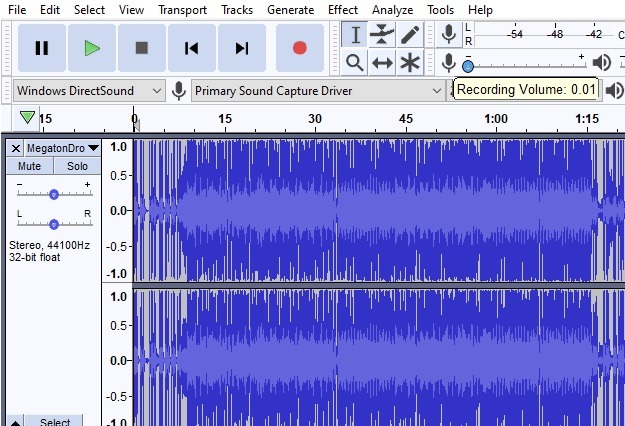 Adjust Recording Level Audacity