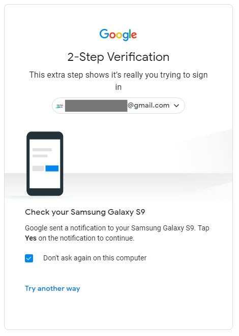 Android Security Key Check Your Phone