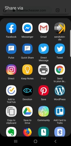 Android Web To Kindle Choose Sendtokindle