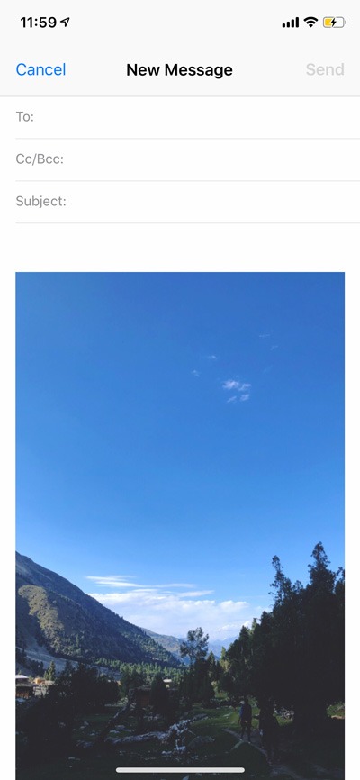 Email Attachments Ios Photo Embed