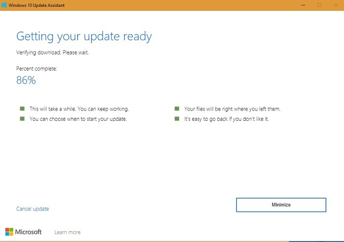 Getting Update Ready 2nd Stage