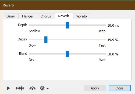 Reverb Ocenaudio Reverb Ocenaudio