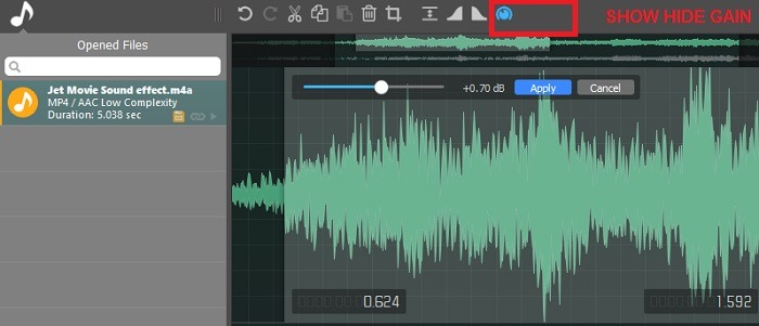 Show Hide Gain Ocenaudio Show Hide Gain Ocenaudio