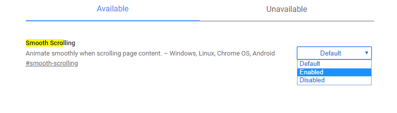 Best Chrome Flags Smooth Scrolling