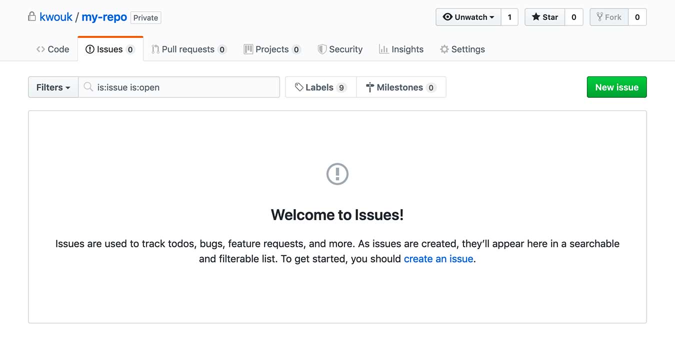 Get Started Github Projects New Issue