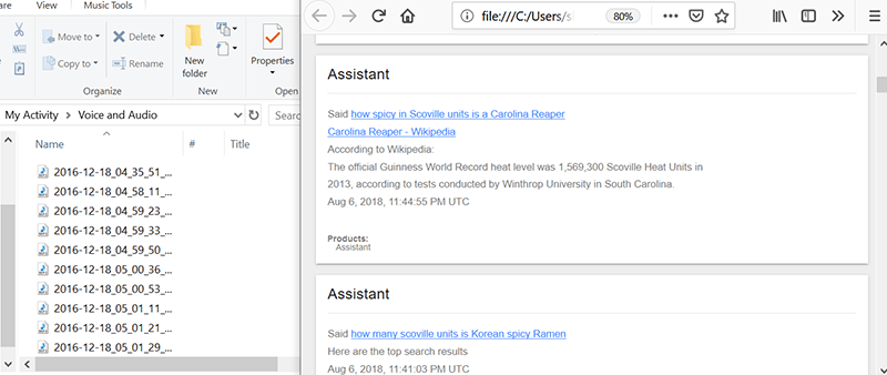 Google Personal Data Assistant Voice 1 Takeout