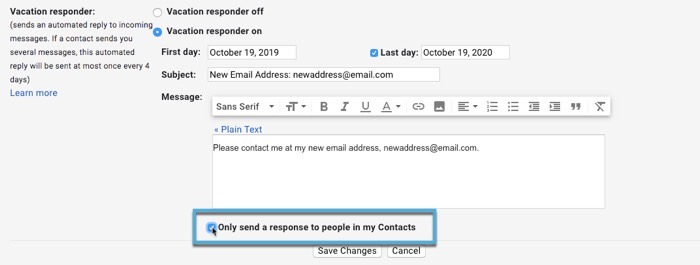 How To Leave Gmail Reclaim Privacy Set Autoresponder