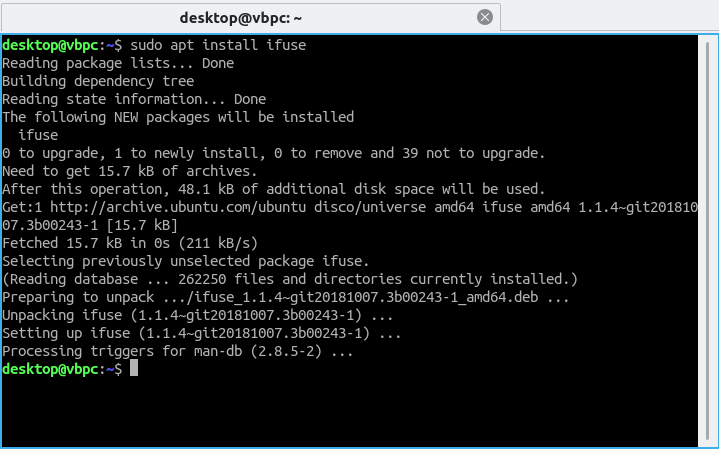 Install Ifuse Install Ifuse