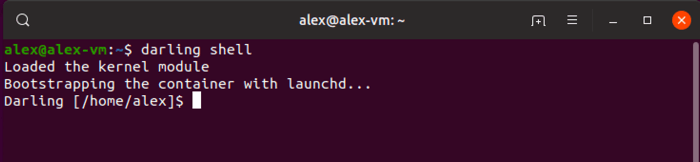 Run Macos Program Linux Load Darling Shell