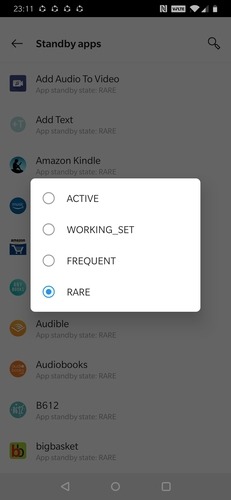 Standby Apps Categories Standby Apps Categories