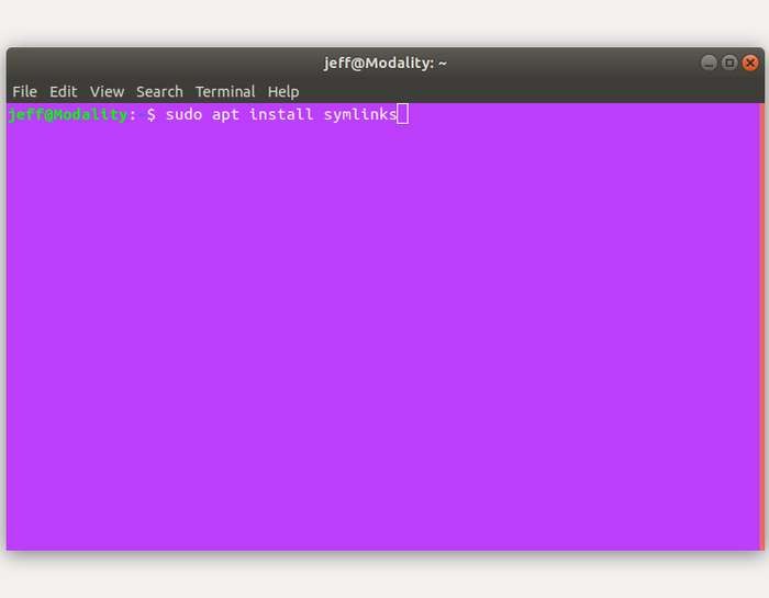 Symlinks Apt Install 