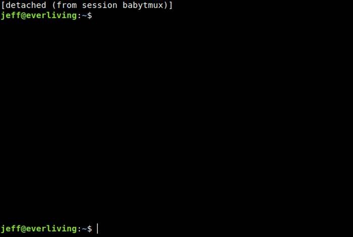 Tmux Detach Tmux Detach