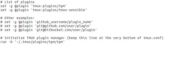 Tmux Plugin Manager Tmux Plugin Manager