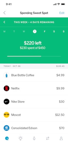 Tracking Finances Apps Qapital