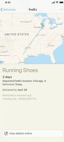 Tracking Package Delivery Smartphone Deliveries Ios