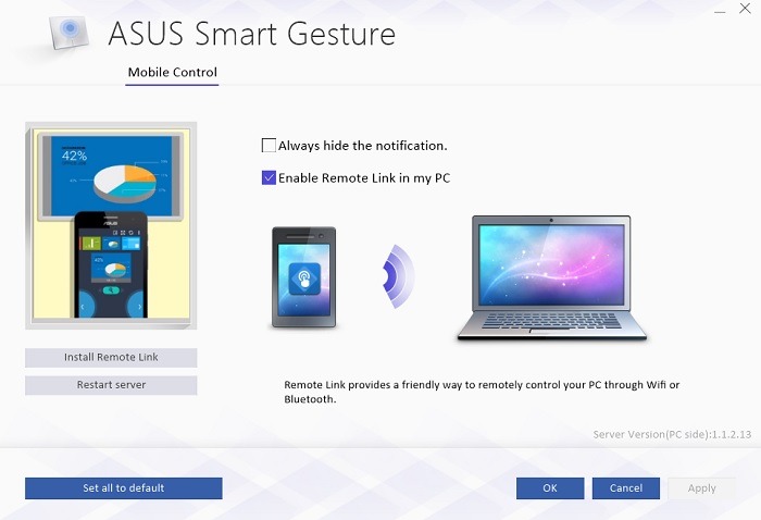 Asus Smart Gesture Homescreen