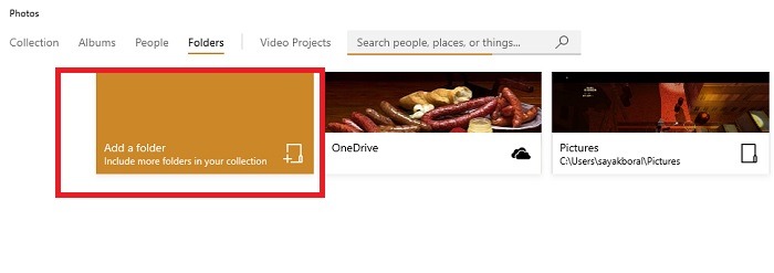 Add A Folder Photos App