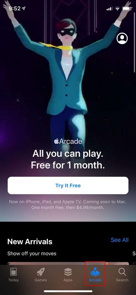 Apple Arcade App Store
