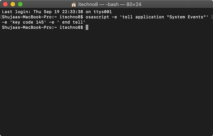 Increase Brightness Terminal Mac Terminal Command