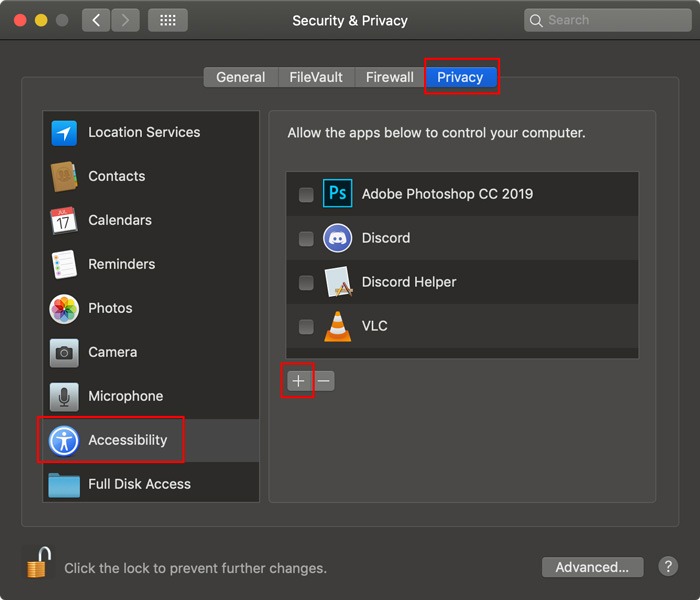 On Screen Keyboard Presses Mac Plus Icon