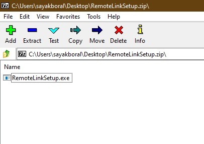 Remote Link Set Up Zip