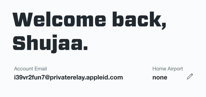 Sign In With Apple Email