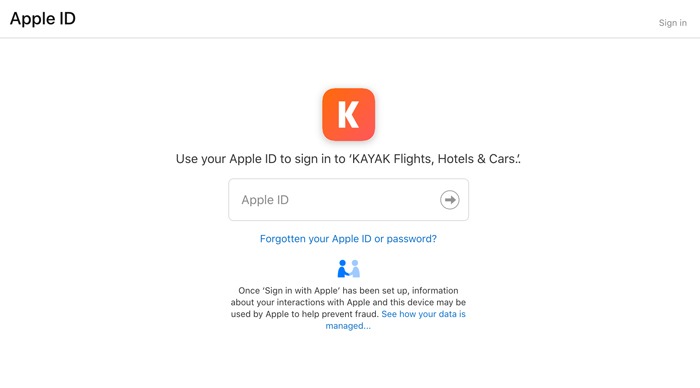 Sign In With Apple Login With Apple Id