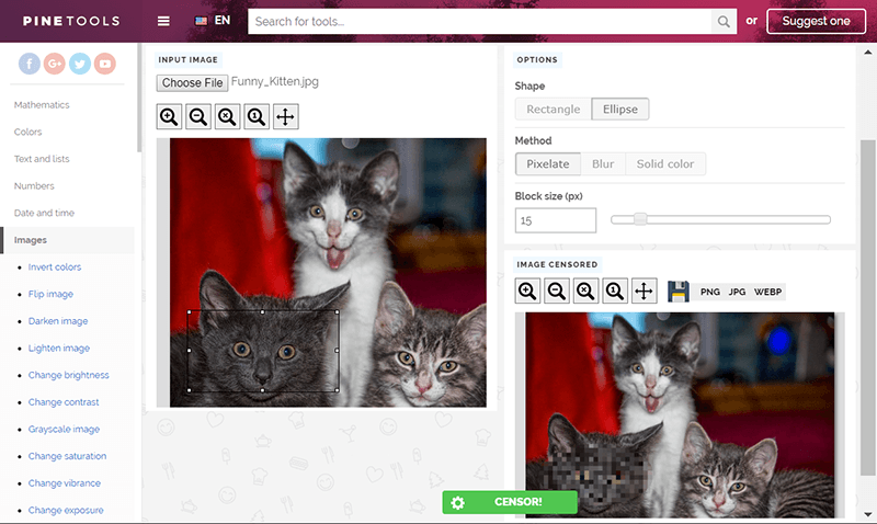 Blurring Images Pinetools Censor 2 Blurred Blurring Images Pinetools Censor 2 Blurred