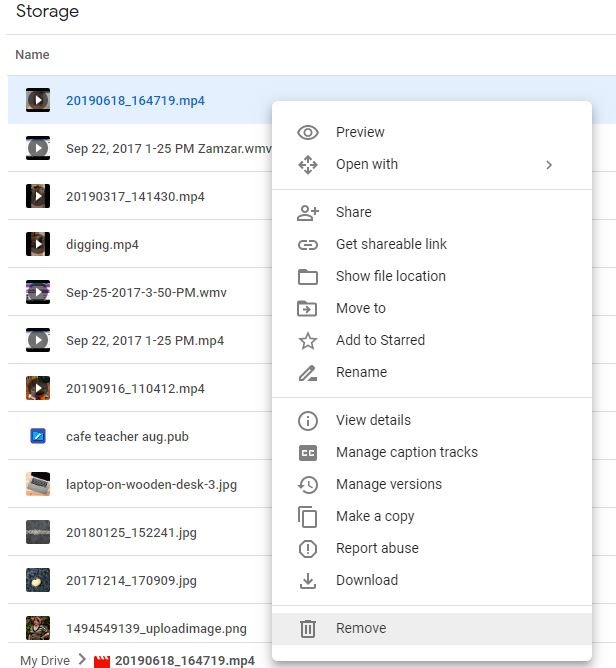 Clean Google Storage Right Click Remove Clean Google Storage Right Click Remove