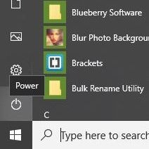 Hibernate Power Option Button1
