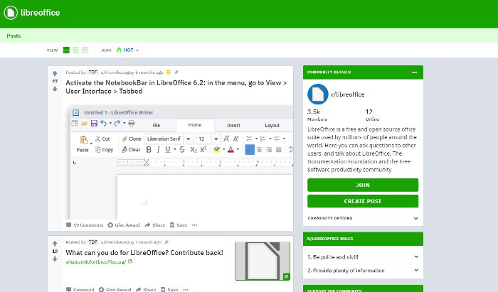 Libreoffice Vs Openoffice Community Support
