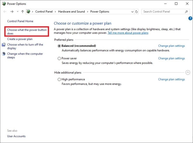Mount Ntfs From Linux Choose What Power Button Does