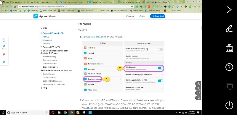 Phone To Projector Pc Mirror