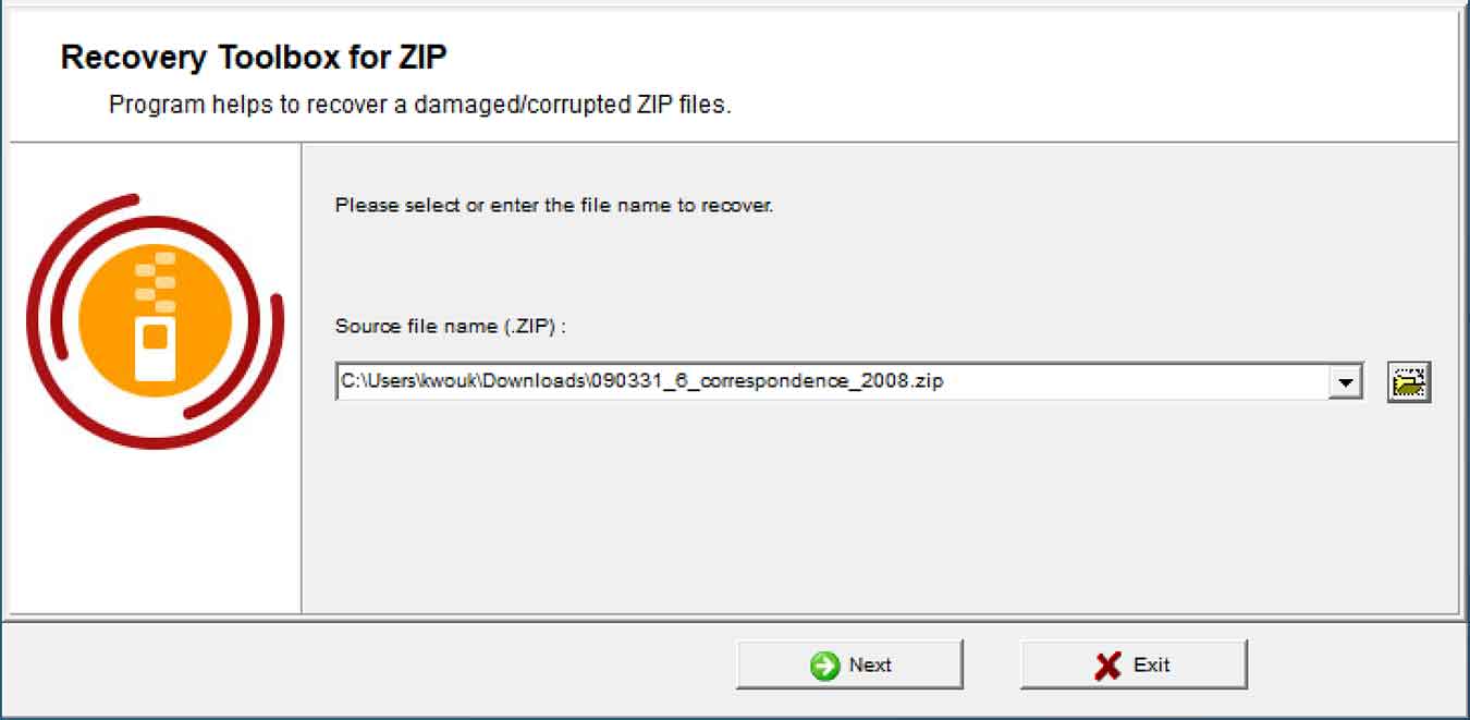 Recover Toolbox For Zip Review Choose File