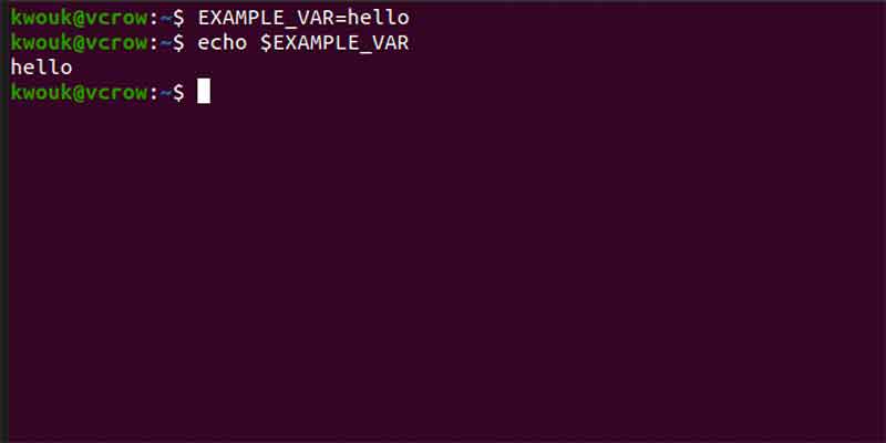 Set List Environment Variables Linux Set