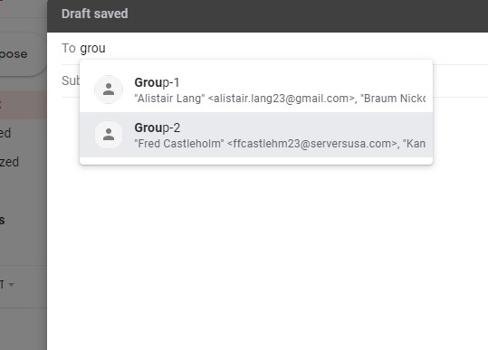 Add Groups In Gmail Compose