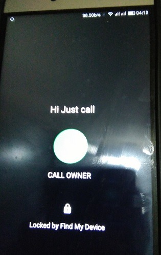 Call To Unlock Device Find My Device