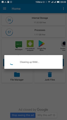 Clean Up Ram Memory Optimizer App