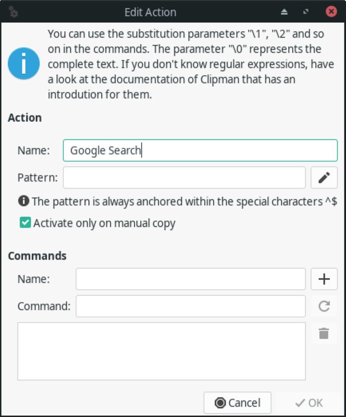 Clipman Edit Action Name Clipman Edit Action Name