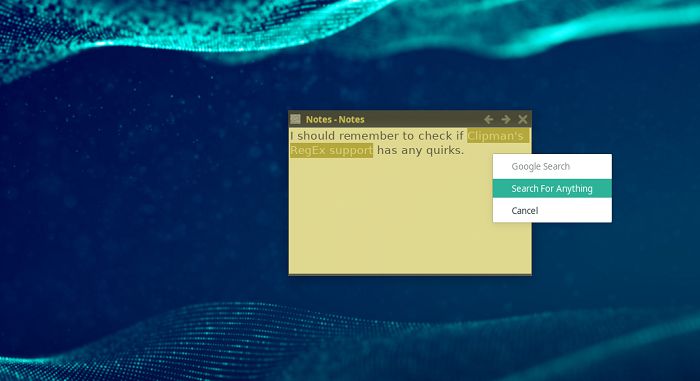 Clipman Relevant Action Menu Clipman Relevant Action Menu