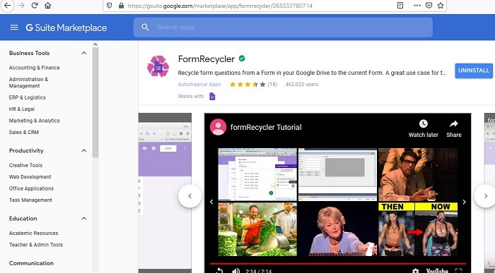 Form Recycler At Gsuite Apps Form Recycler At Gsuite Apps