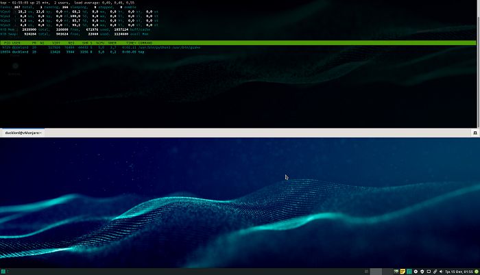 Guake First Run With Default Settings