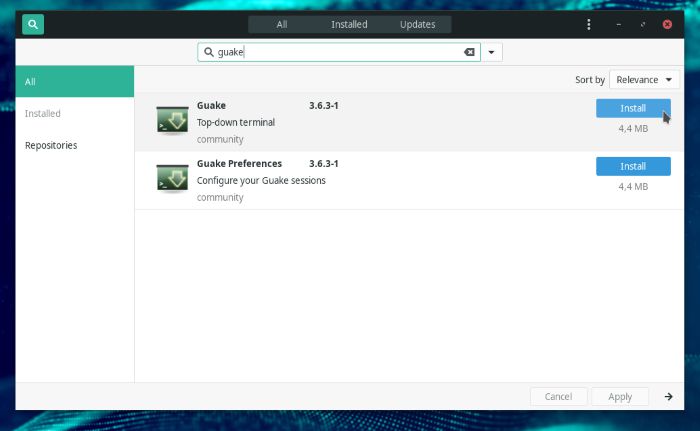 Guake Install From Distro Front End