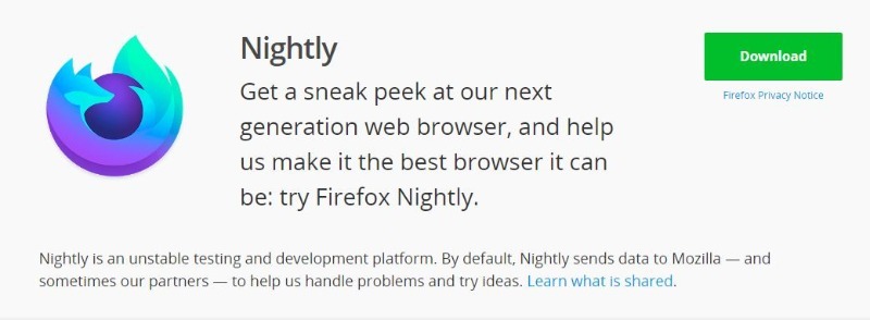 Http3 Firefox Nightly