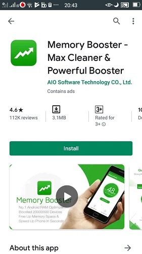 Memory Booster App