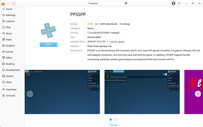 Ppsspp Psp On Deepin Linux Installation