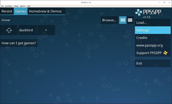 Ppsspp Psp On Deepin Linux Settings