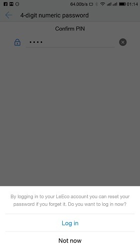 Save Pin Details Android Specific Manufacturer Leeco