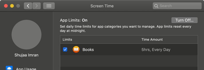 Screen Time Macos App Limits