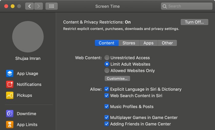 Screen Time Macos Privacy